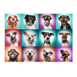 Trefl Puzzle 2000 Zábavné psie portréty