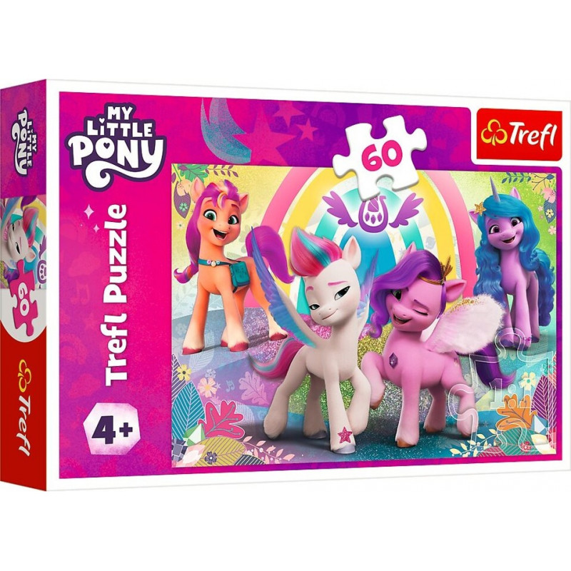 Trefl Puzzle My Little Pony: Vo svete priateľstva 60 dielikov Trefl Puzzle My Little Pony: Vo svete priateľstva 60 dielikov