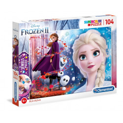 Clementoni Puzzle 104 Frozen2 s kamienkami