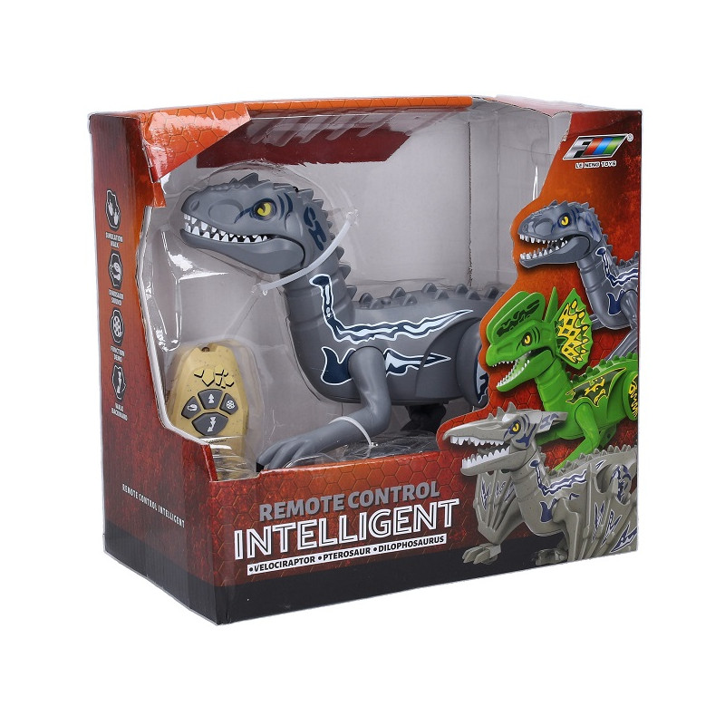 Dinosaurus velociraptor RC na diaľkové ovládanie 35 cm Dinosaurus velociraptor RC na diaľkové ovládanie 35 cm