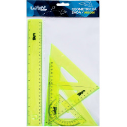 Geometrická sada do školy NEON