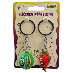 Kľúčenka priateľstva ovocie 2ks