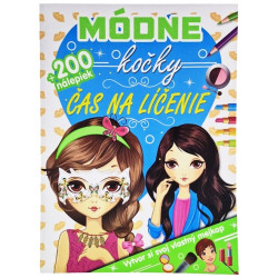 Módne kočky Čas na líčenie +200 nálepiek