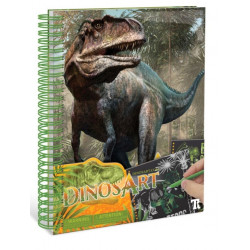 Nebulous Stars Dinosaurí vyškrabovací deníček