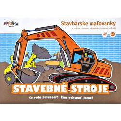 Omaľovanka Stavebné stroje