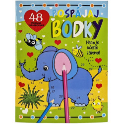 Pospájaj bodky 48 strán na vyfarbovanie