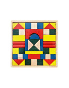 Drevené kocky, vkladačky a puzzle